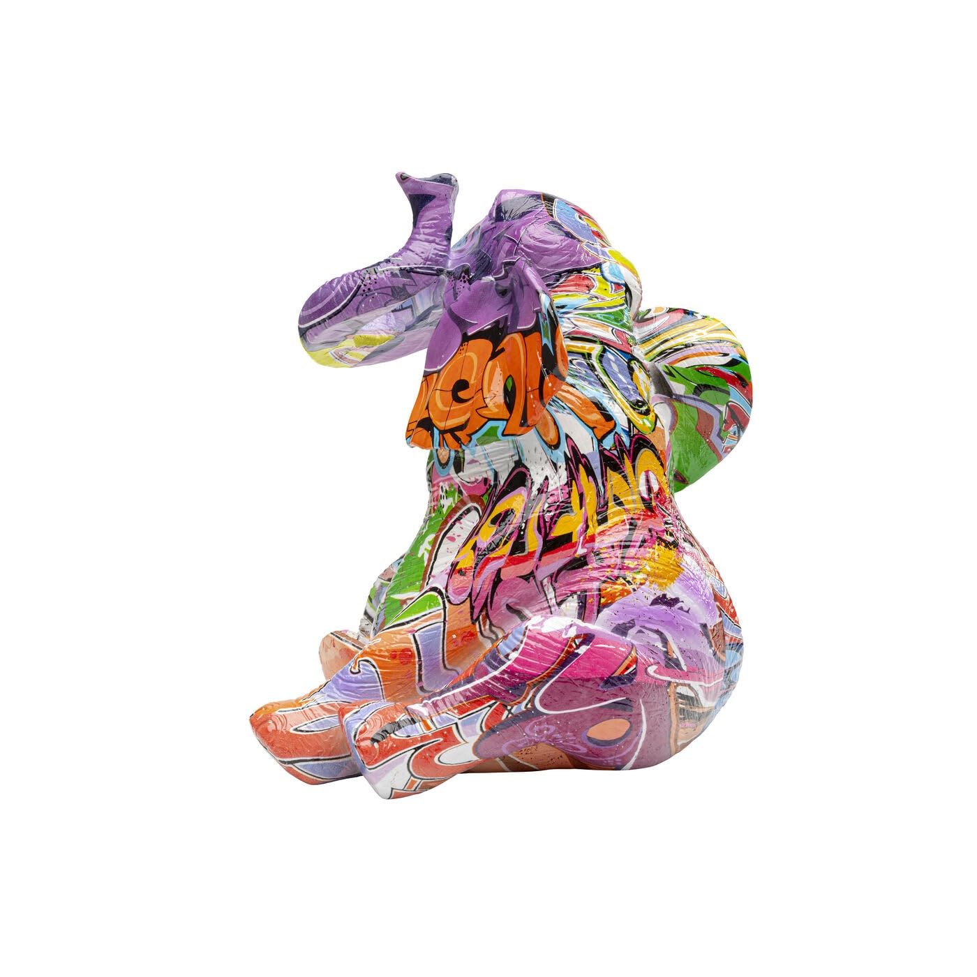 kare-design-deko-elefanten-zirkus-graffiti-2er-set-22x50x18-cm image 4