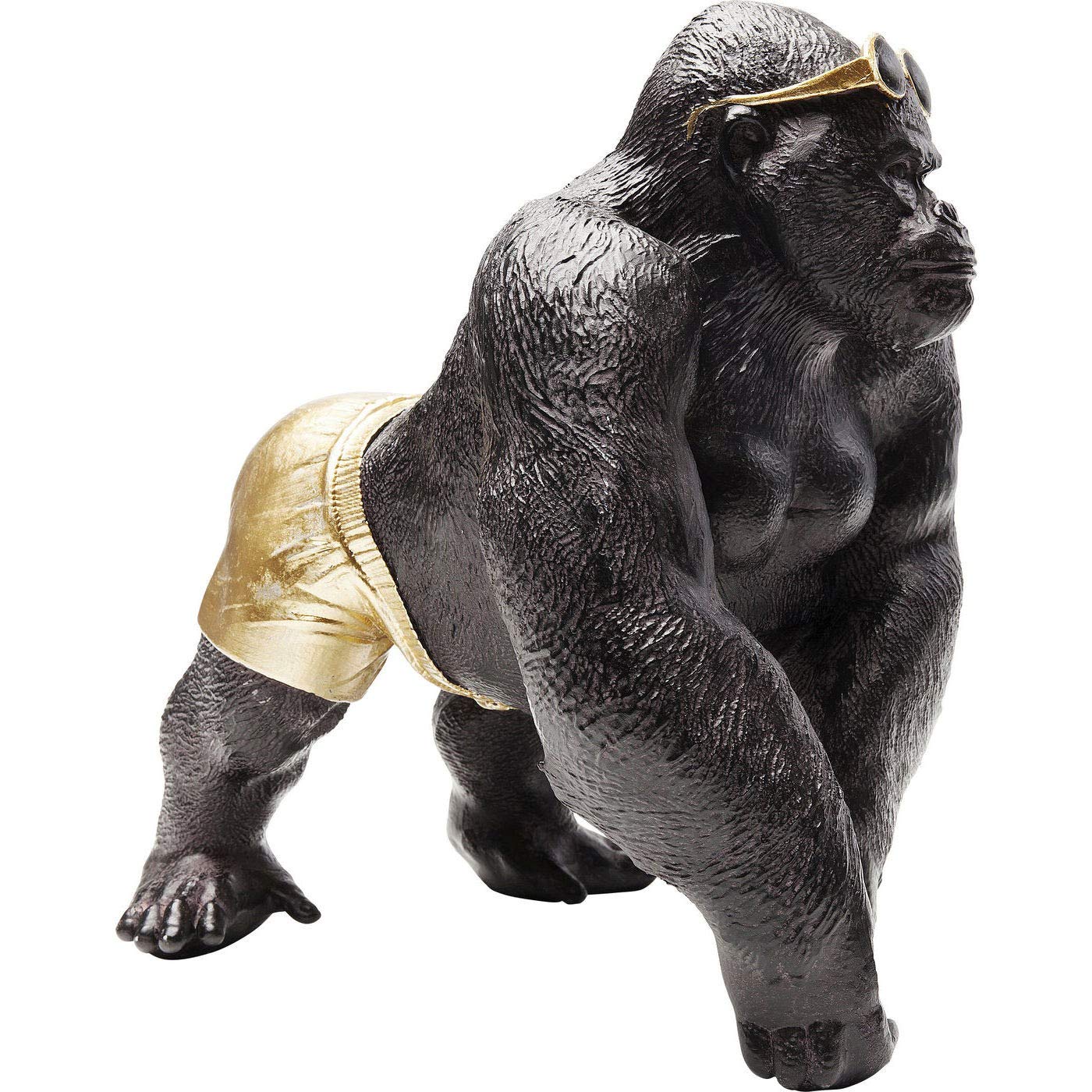 kare-design-monkey-beach-deko-objekt-affe-grau-schwarz-30x30x21-cm image 4