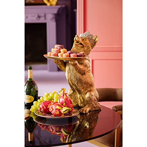 kare-design-deko-figur-royal-standing-corgi-butler-50-cm-gold-mit-tablett image 8