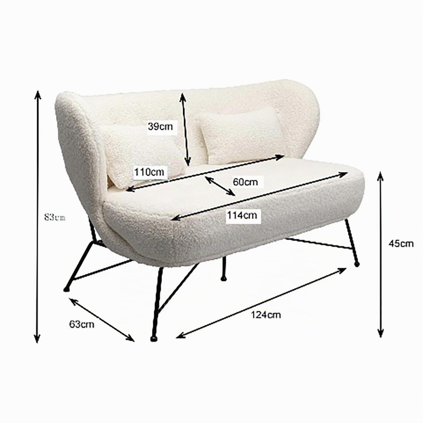 kare-design-sofa-jacky-teddy-2-sitzer-wei-kuschelsofa-loveseat-140-cm image 3