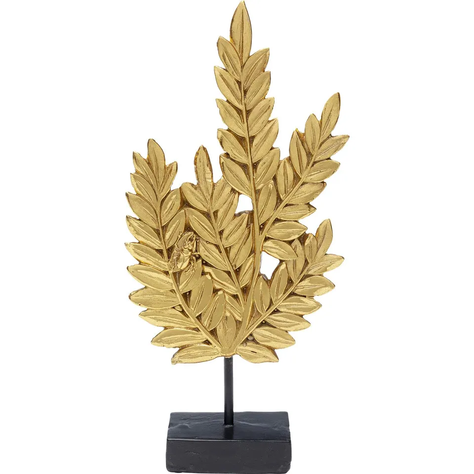 kare-design-leaves-deko-objekt-gold-h-35-7-cm-zweige image 1