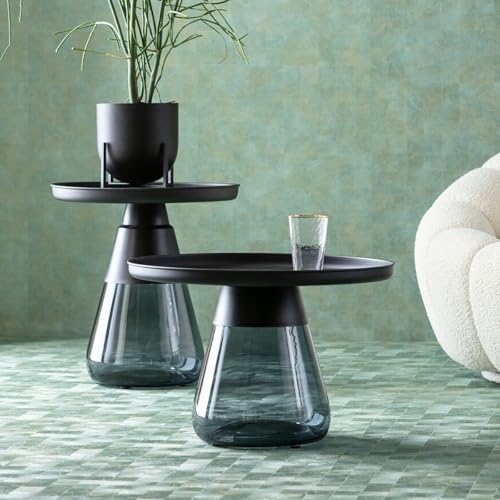 kare-design-beistelltisch-bottiglia-smoke-schwarz-50-cm-runder-couchtisch-glas-s image 7