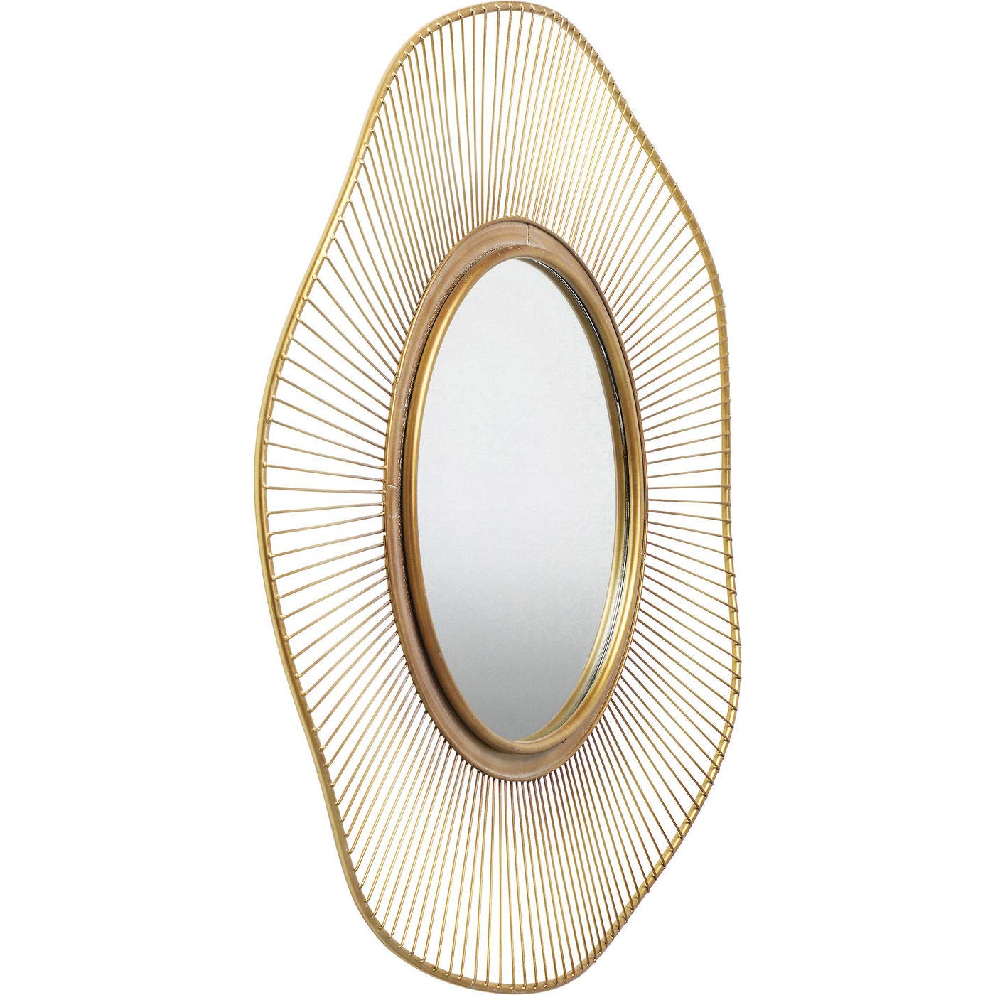 kare-design-spiegel-sun-storm-rund-gold-93x93-cm image 1