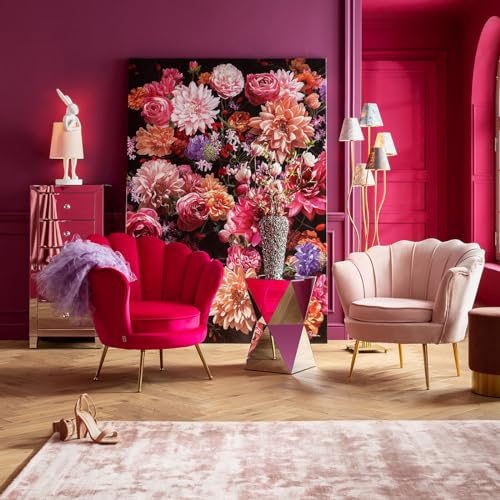 kare-design-bild-touched-flower-bouquet-pink-xxl-leinwand-200x140-cm-mit-acryl-v image 7
