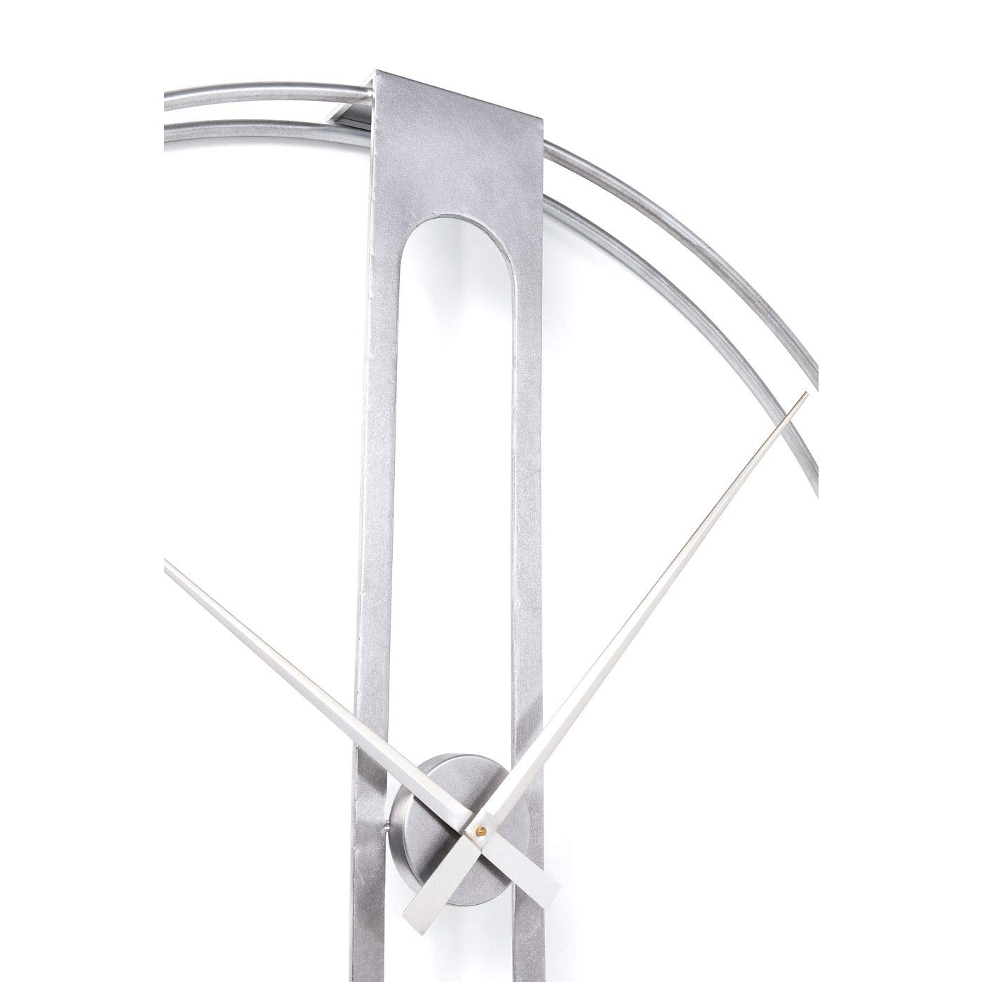 kare-design-wanduhr-clip-silber-107cm image 4