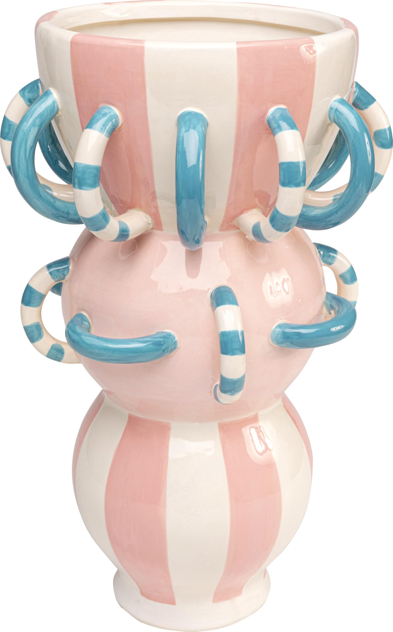 kare-design-deko-vase-harlequin-handle-rosa-49-cm-porzellan image 1