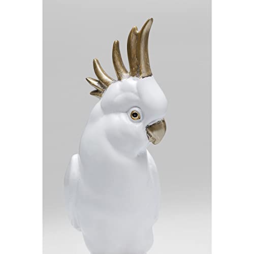 kare-design-deko-objekt-proud-parrot-papagei-37x22x15-cm-wei-gold image 8