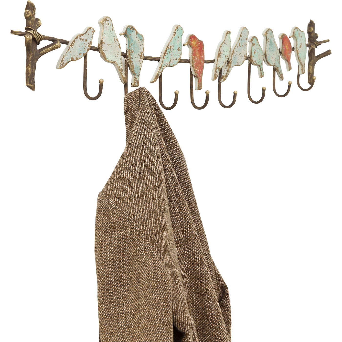 kare-design-bird-party-wandgarderobe-mit-8-haken-gr-n-rot-19x102x6-cm image 2
