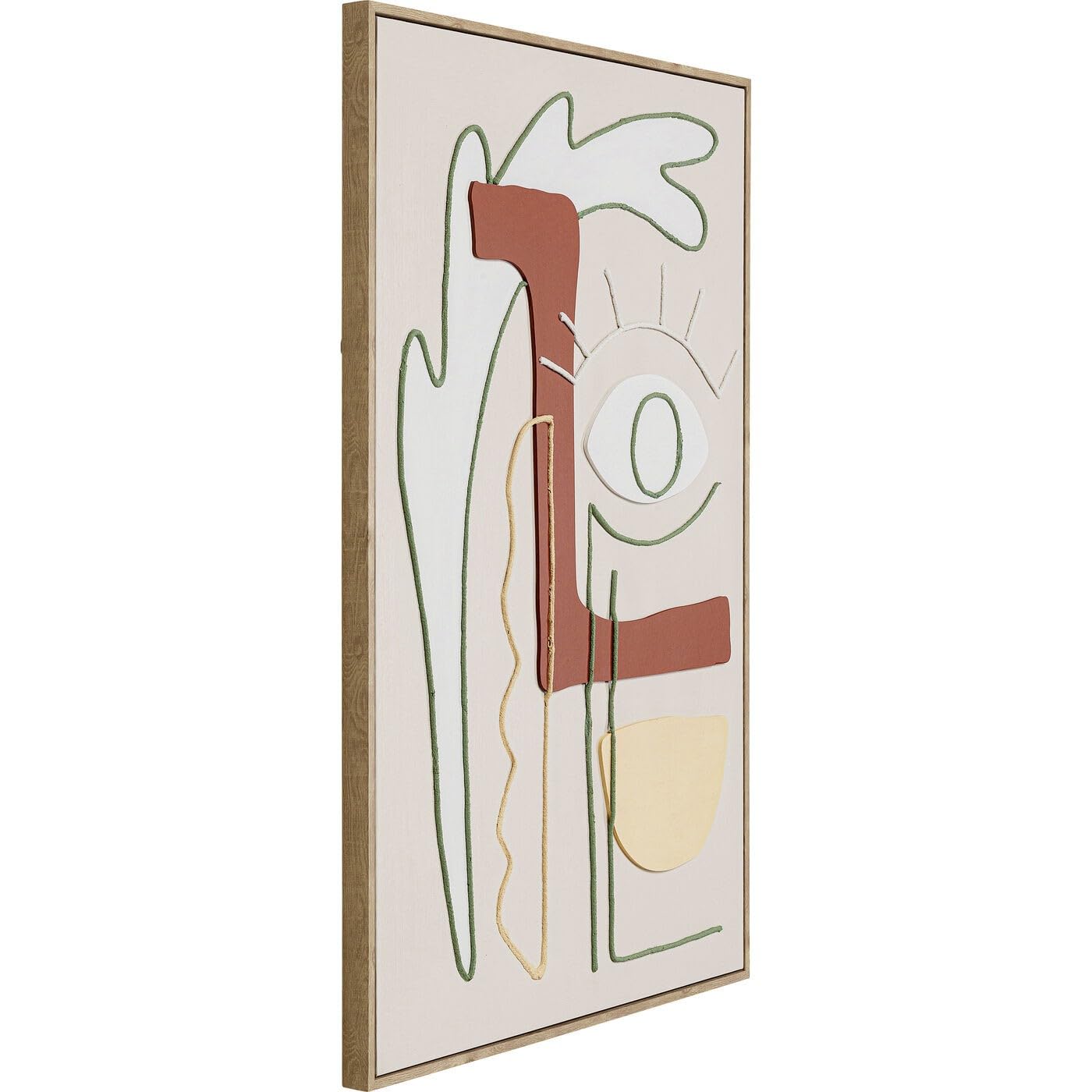 kare-design-wandbild-art-eye-rechts-beige-abstrakte-leinwand-90x60-cm image 4