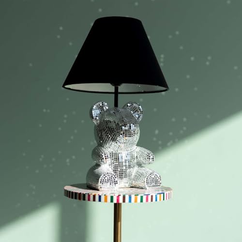 kare-design-bear-disco-tischlampe-40-cm-schwarz-silber image 7