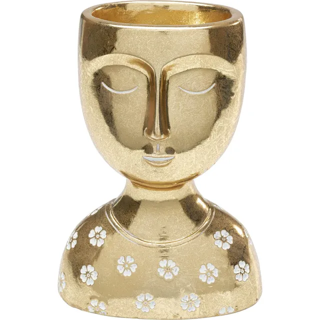 kare-design-deko-objekt-daisy-head-gold-19-cm image 1