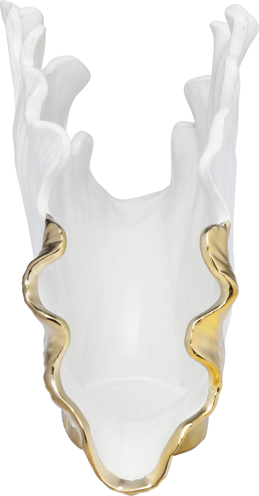 kare-design-vase-gingko-elegance-wei-gold-32x45x15cm-steinzeug image 5