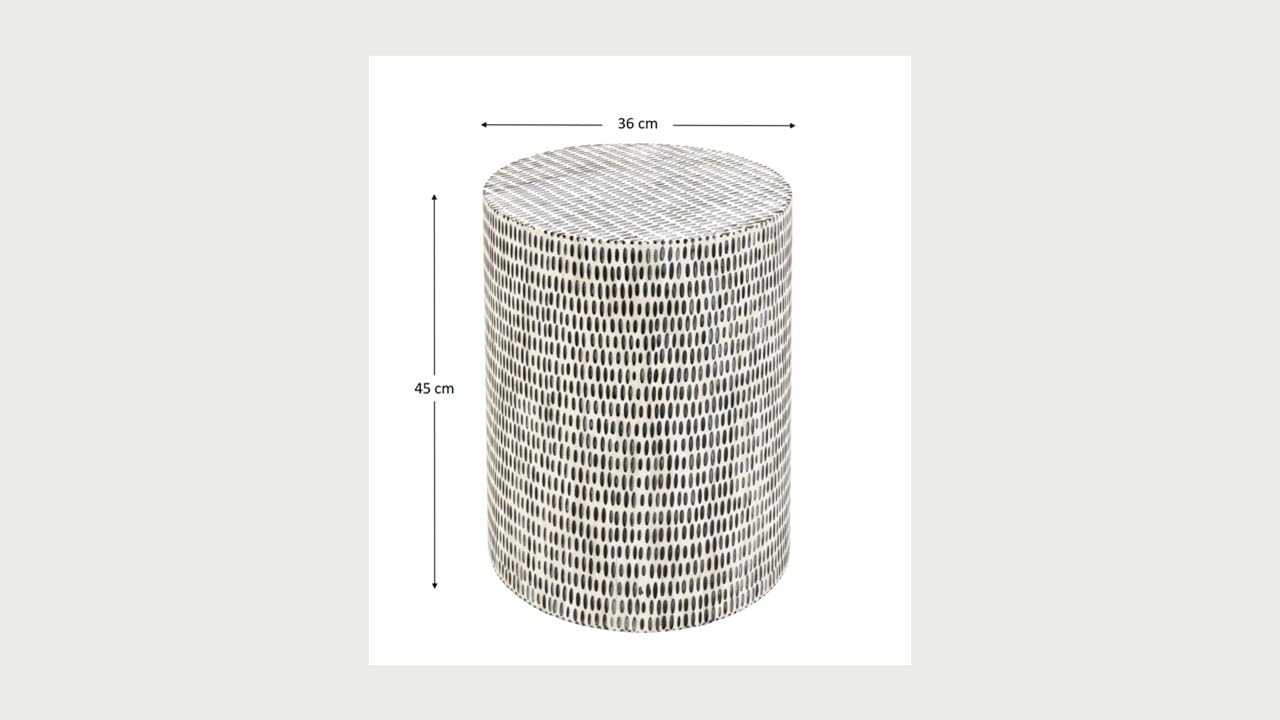 kare-design-beistelltisch-piano-rund-schwarz-wei-36-cm-durchmesser image 3