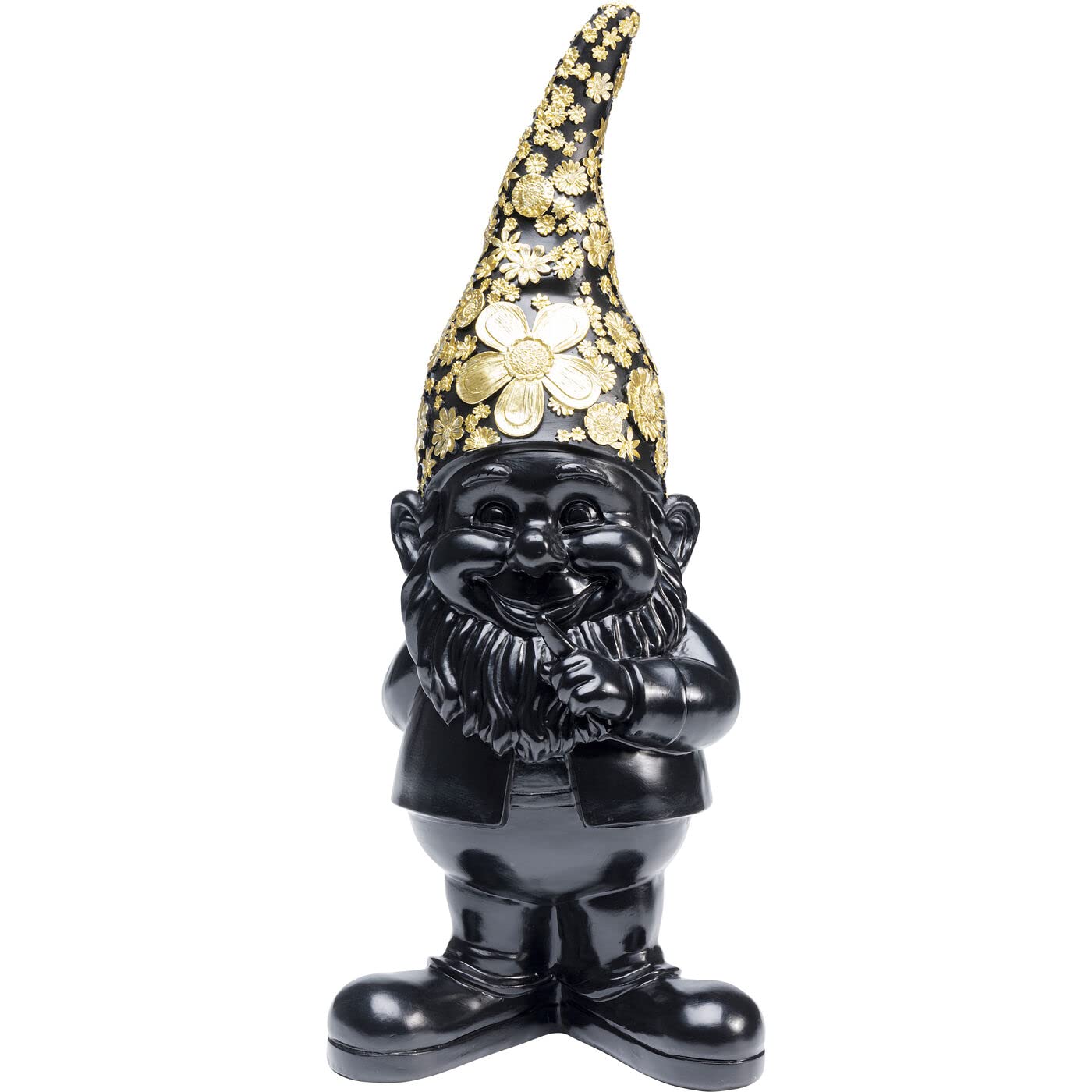 kare-design-zwerg-meditation-deko-figur-gold-gr-n-19x15x10-cm image 7