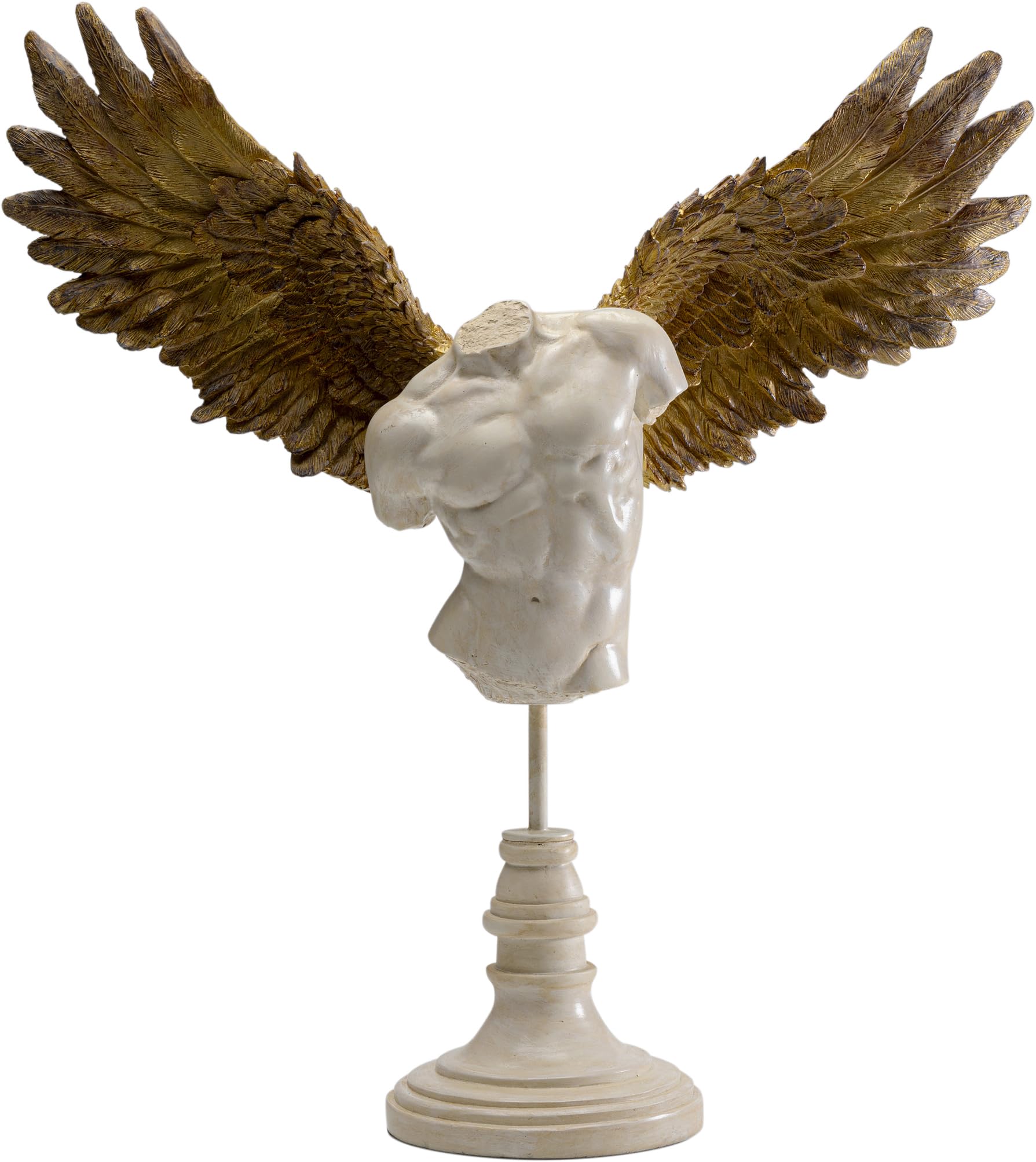 kare-design-guardian-angel-female-deko-objekt-wei-gold-42x47x14-cm image 6