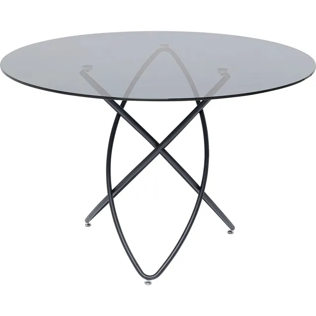 kare-design-tisch-molekular-schwarz-120-cm-runder-glas-esstisch-f-r-6-7-personen image 1
