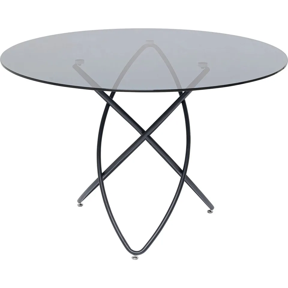 kare-design-tisch-molekular-schwarz-120-cm-runder-glas-esstisch-f-r-6-7-personen image 1