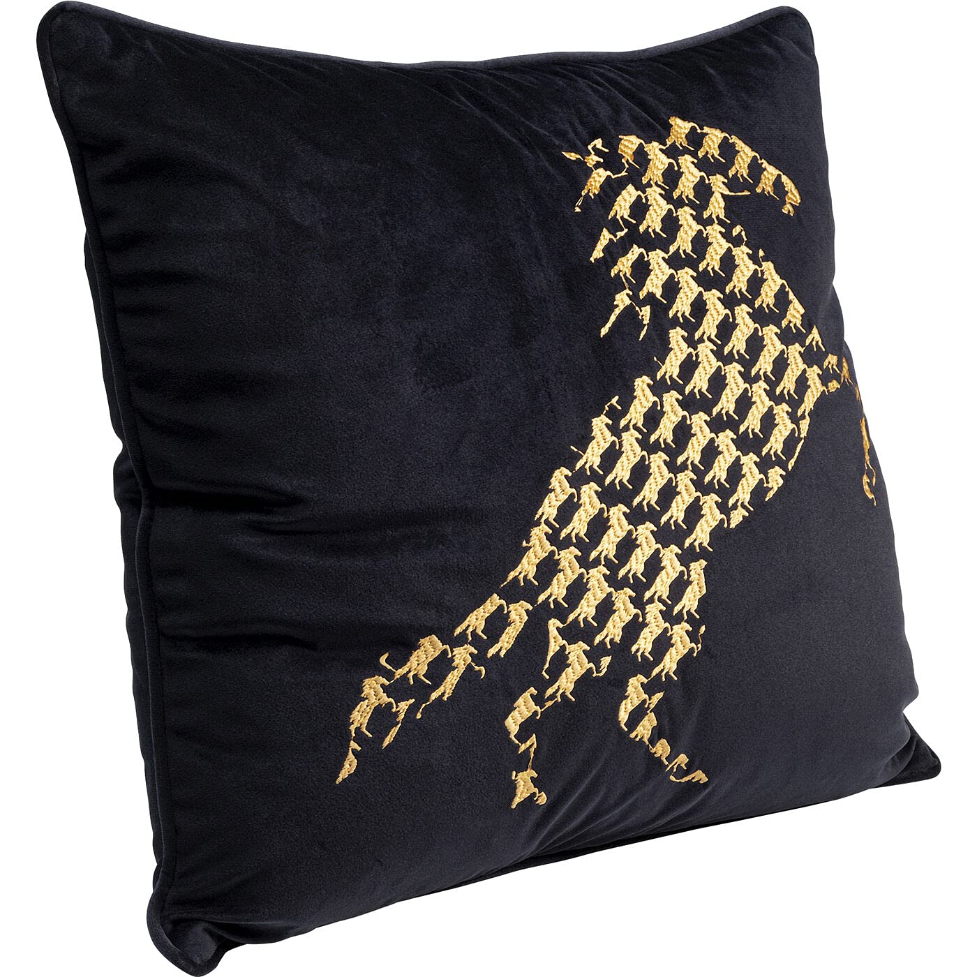 kare-design-kissen-caballo-45x45x10-cm-schwarz-gold-mit-stickerei image 3