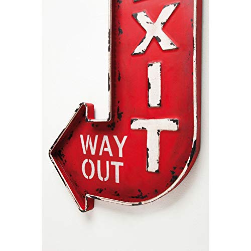 kare-design-exit-wandschmuck-rot-eisen-81-5x49-5-cm image 6