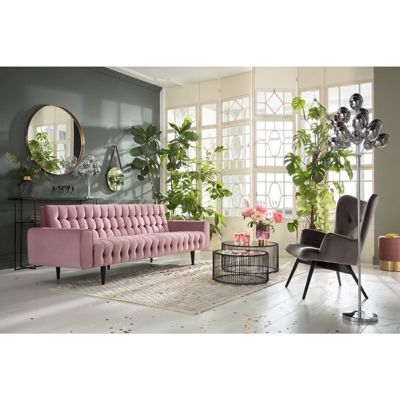 kare-design-milchbar-velvet-3-sitzer-sofa-rose-samt-233x86-cm image 4