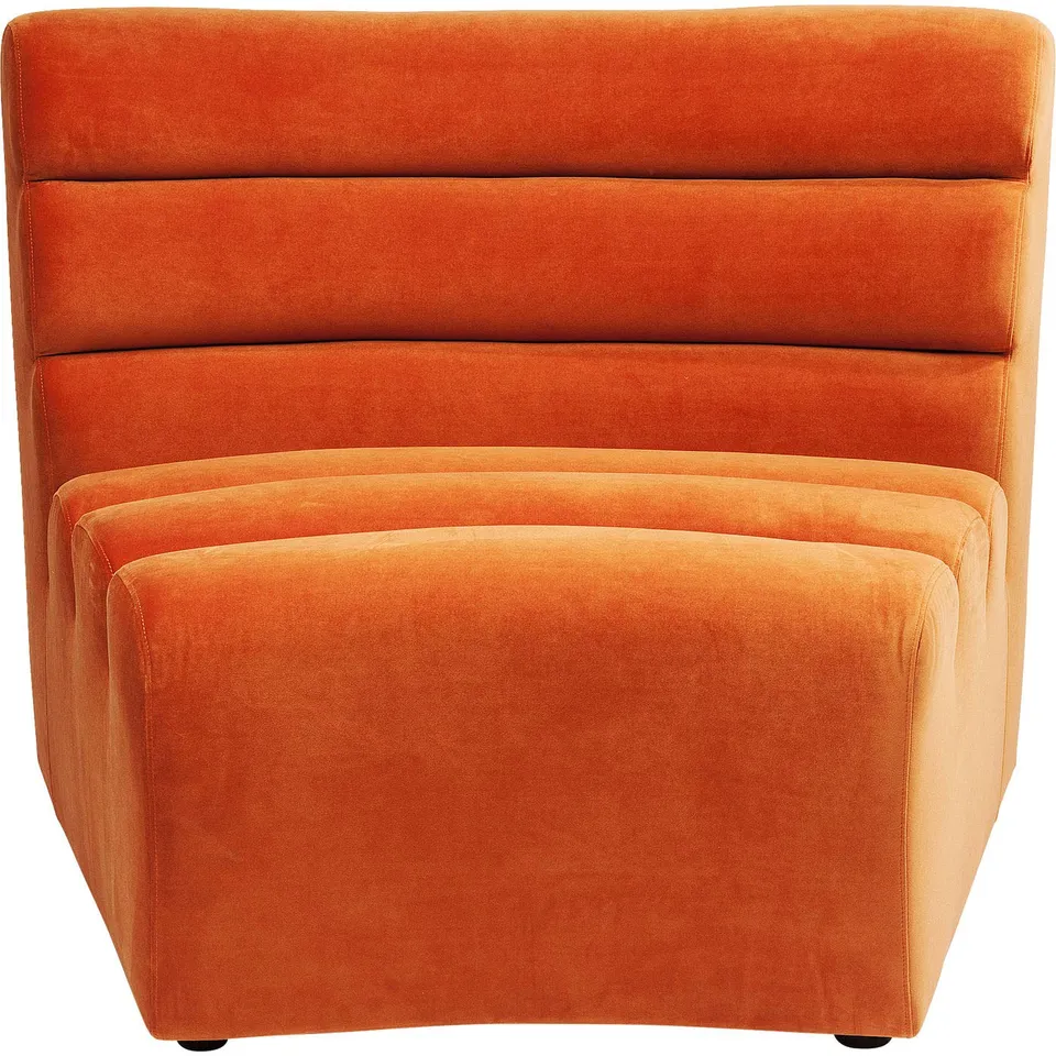 kare-design-wave-sofaelement-orange-samtoptik-109x84-cm image 1
