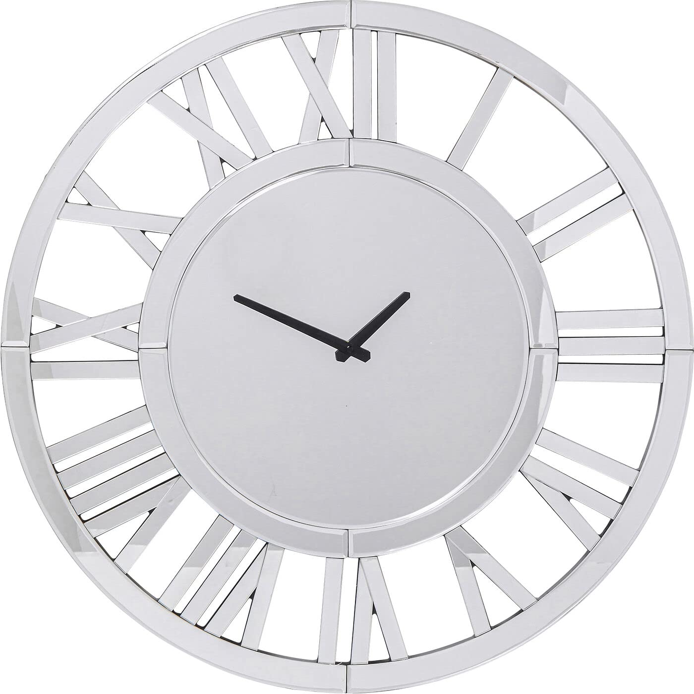 kare-design-wanduhr-specchio-verspiegelte-rund-wanduhr-60-cm-mit-r-mischen-ziffe image 1