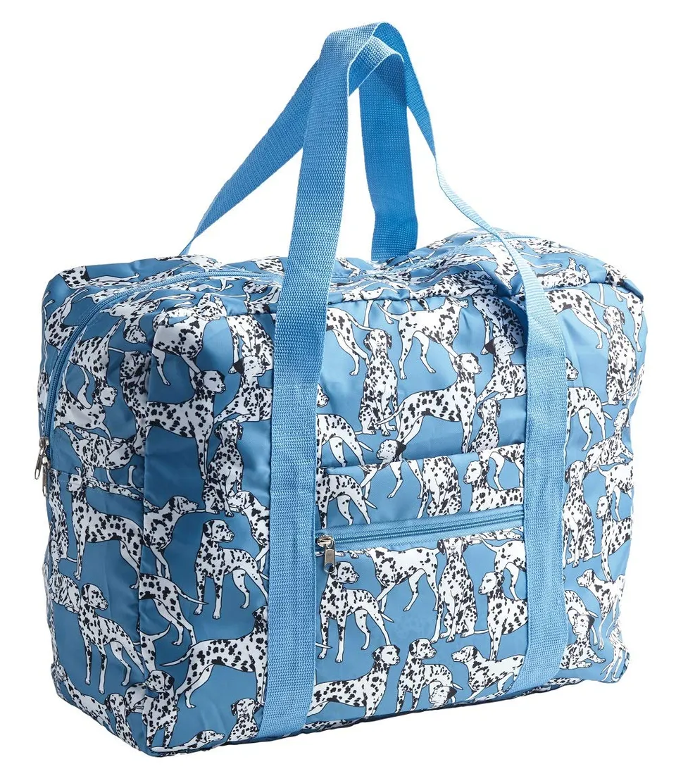 cedon-easy-travel-bag-black-and-white-dogs-weekender-47-x-20-x-37-cm image 1