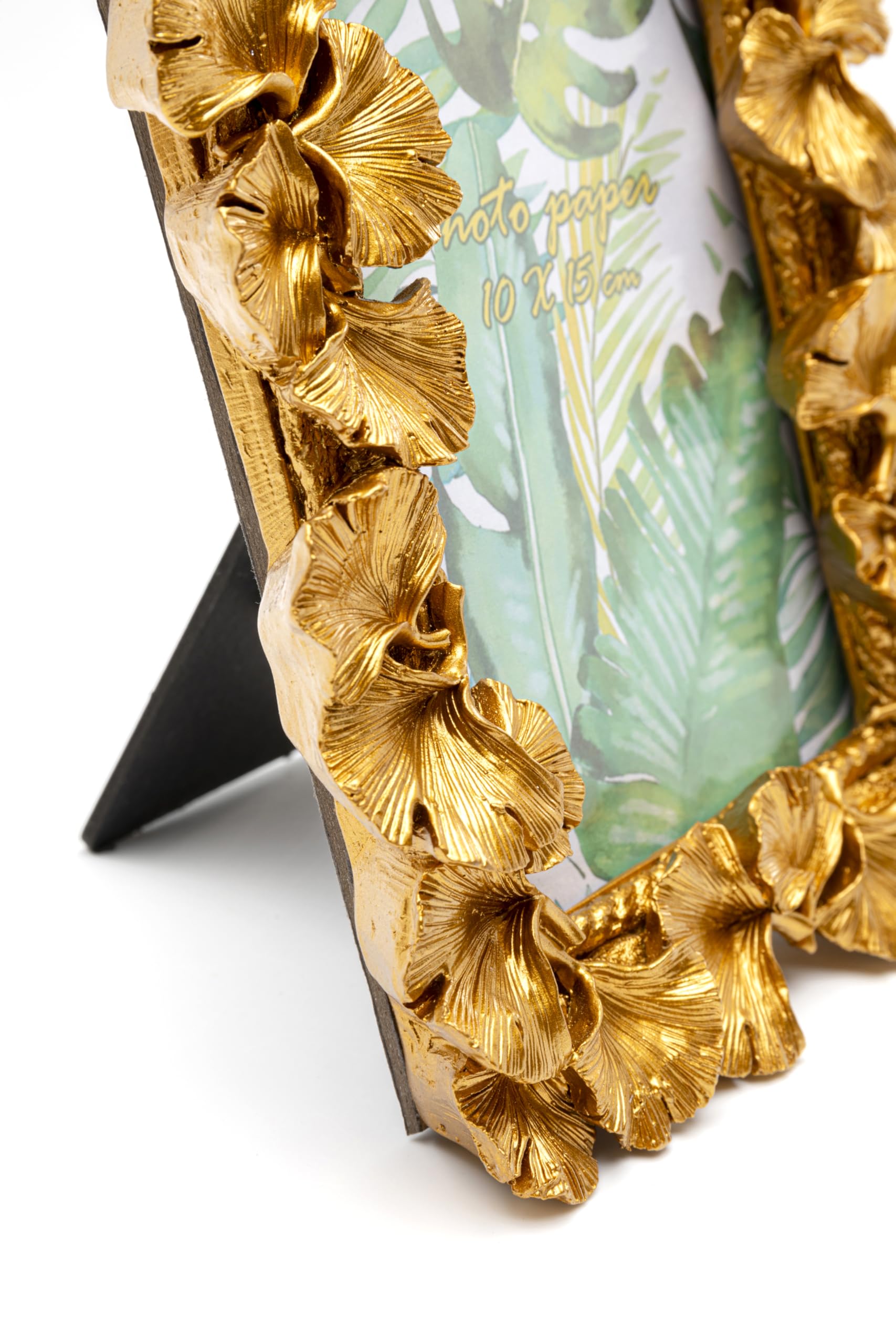 kare-design-bilderrahmen-ginkgo-leaf-10x15-cm-gold image 4