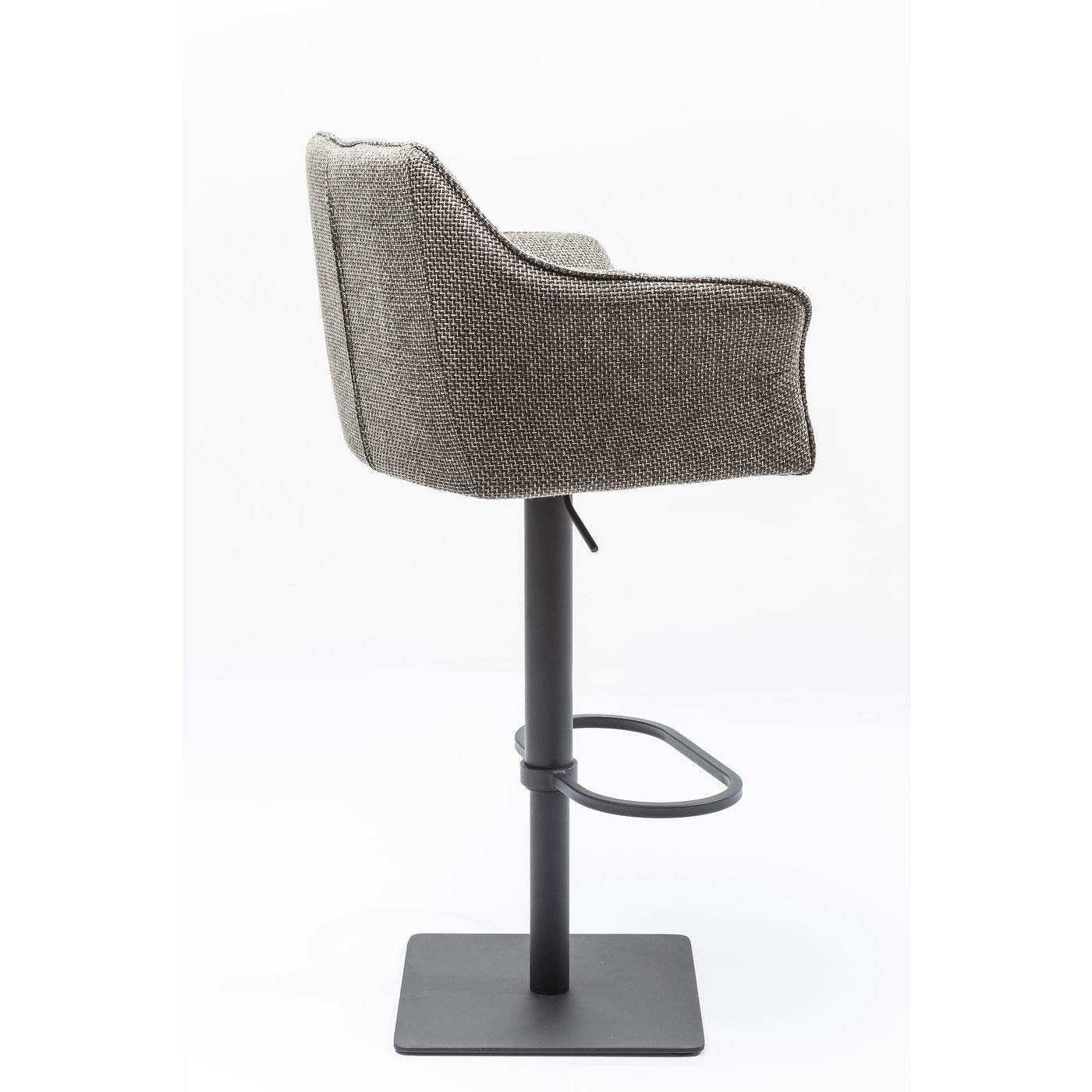 kare-design-barhocker-thinktank-schwarz-wei-h-henverstellbarer-barstuhl-111x65x5 image 5