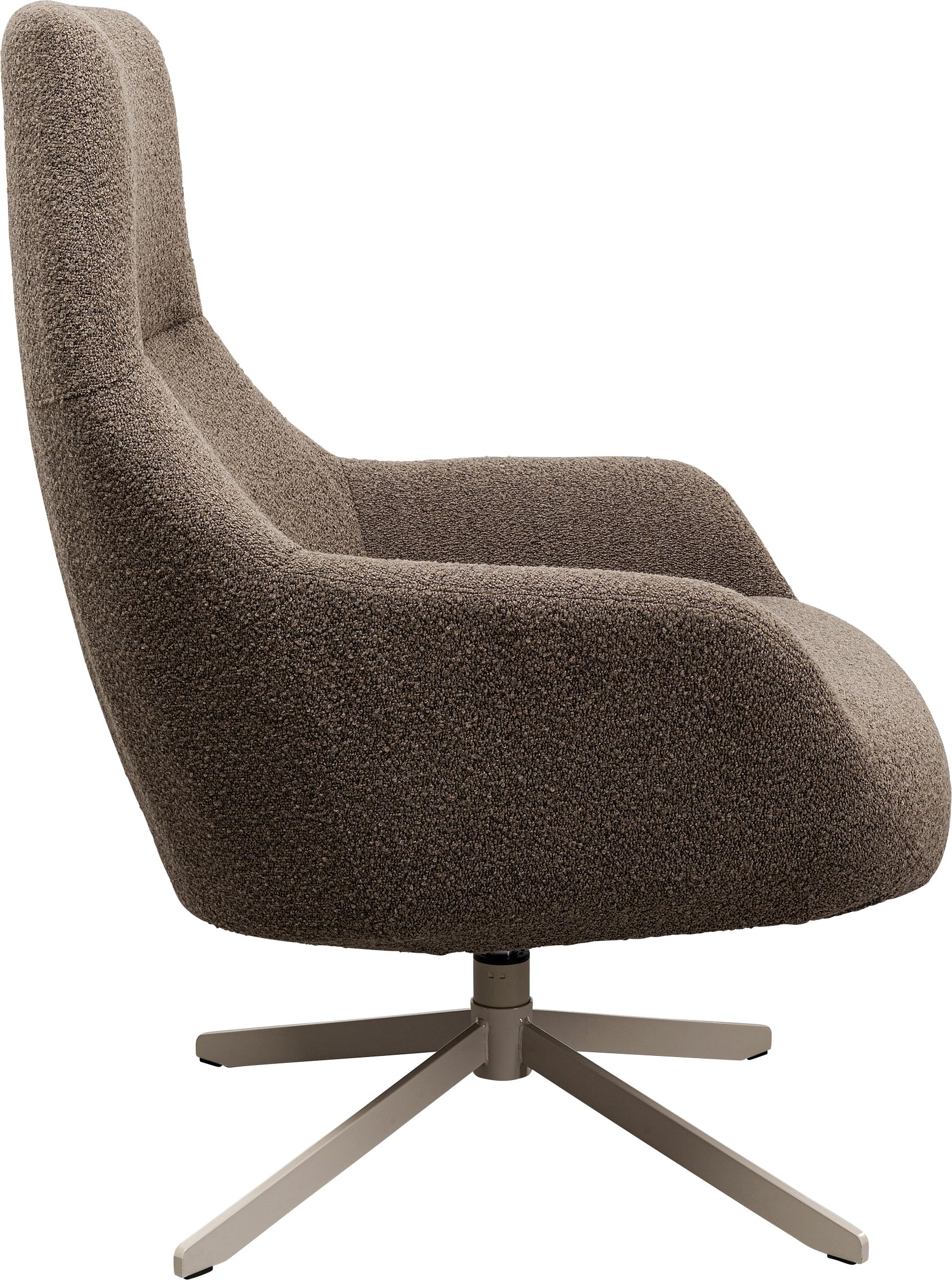 kare-design-drehsessel-mimi-mocca-boucl-100x76x81-cm-drehbar image 5