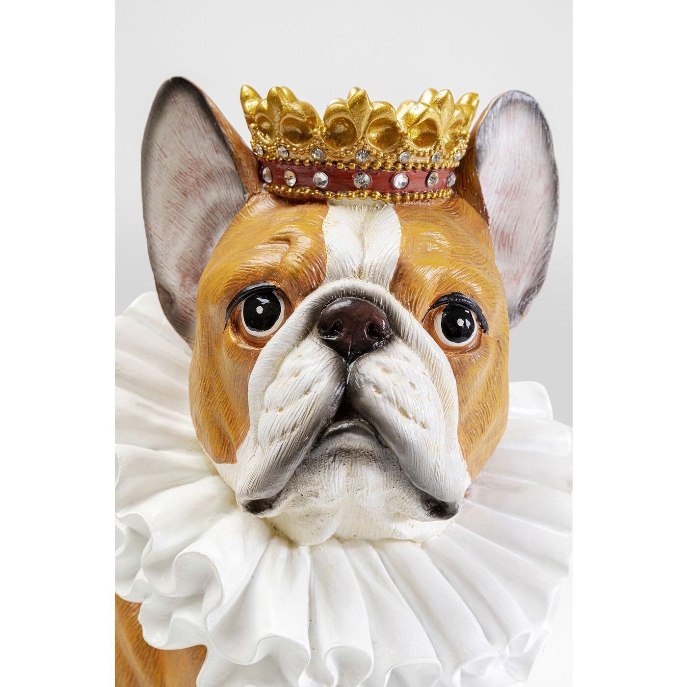 kare-design-king-dog-deko-figur-braun-polyresin-29-cm-handbemalt image 2