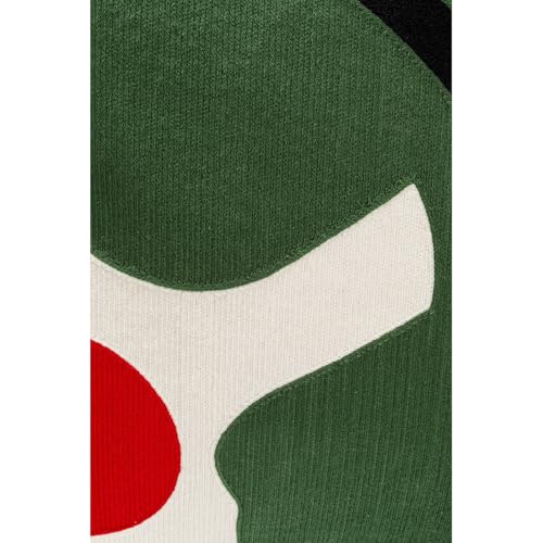 kare-design-art-line-kissen-gr-n-mehrfarbig-50x50-cm-mit-reissverschluss-und-f-l image 7
