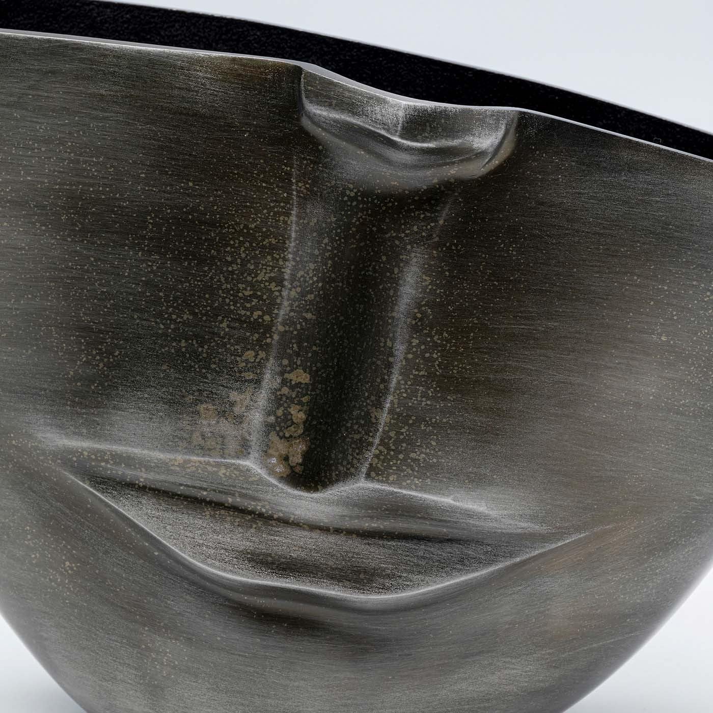 kare-design-vase-half-face-anthrazit-31x22x11-cm-alu-schale image 4