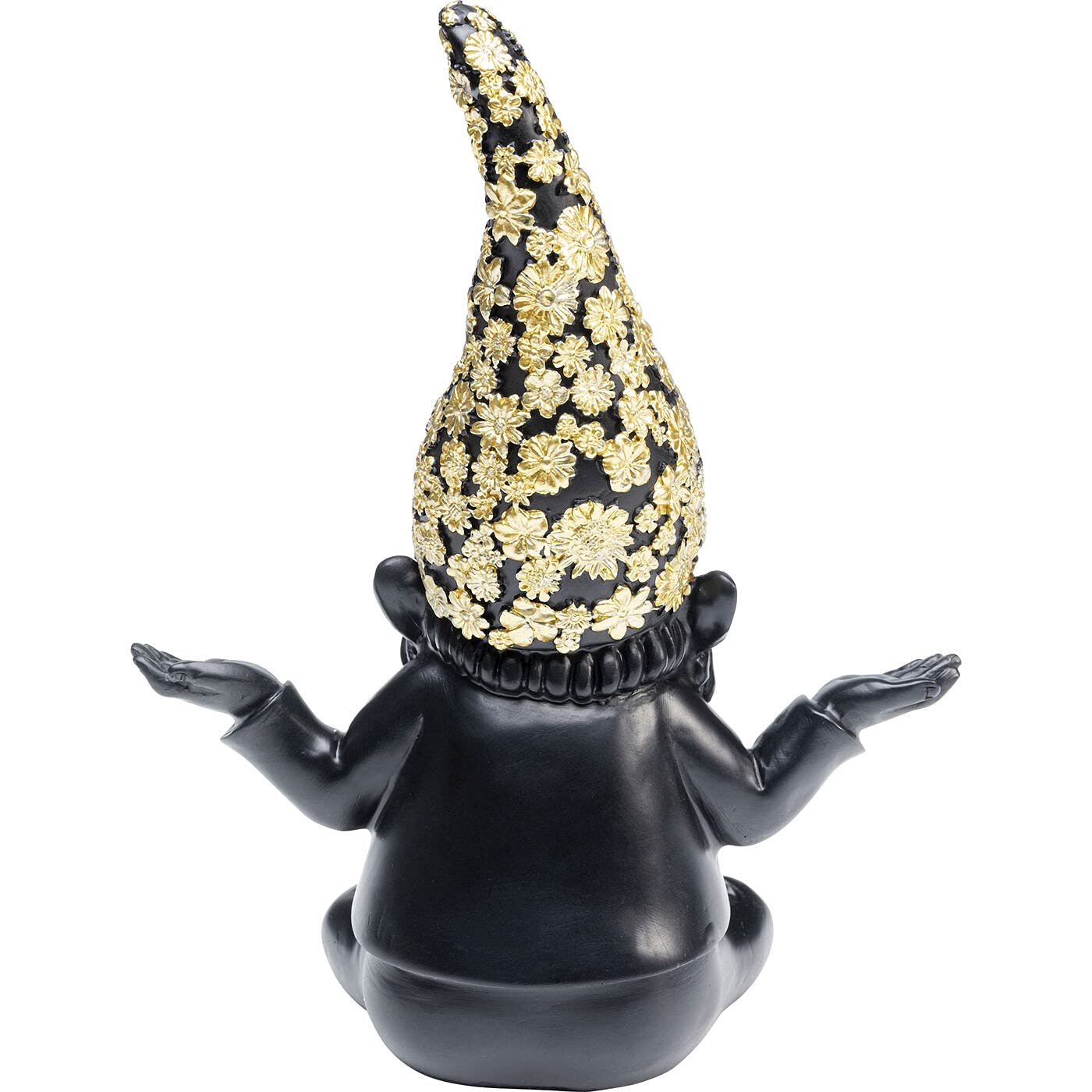 kare-design-zwerg-meditation-dekofigur-schwarz-gold-19x15x10-cm image 4