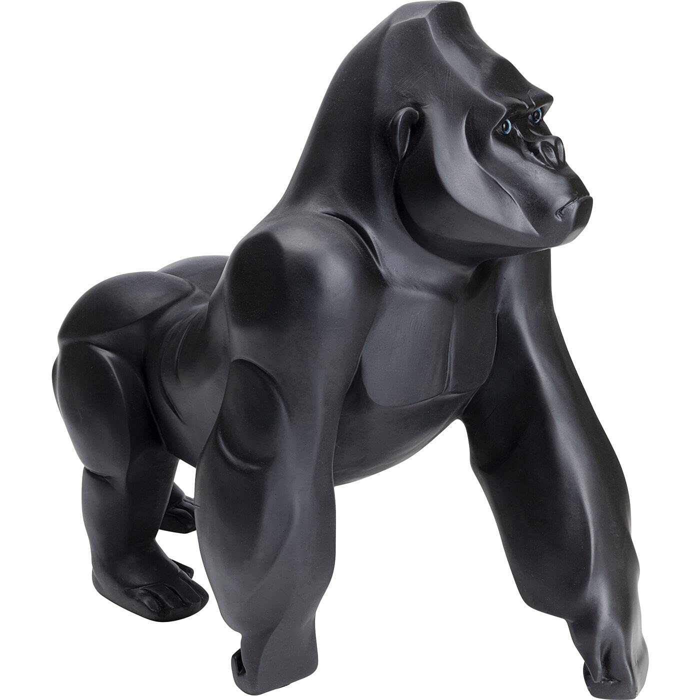 kare-design-deko-figur-proud-gorilla-48-cm-schwarz-kunststein image 3