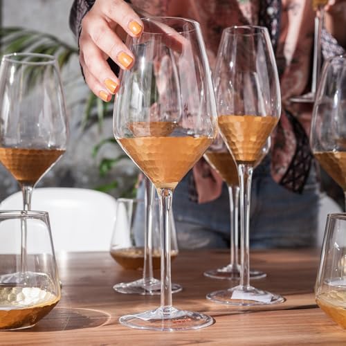 kare-design-sektglas-gobi-sektglas-set-6-teilig-gold-250-ml-mit-wabenmuster image 7