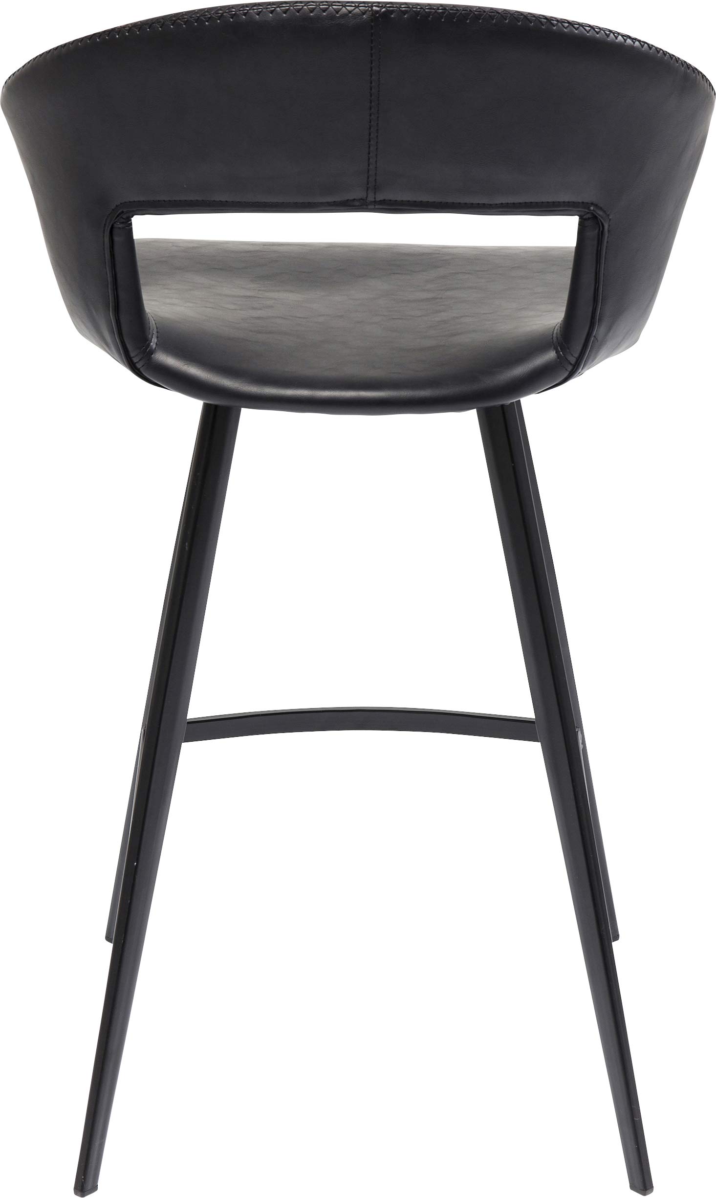kare-design-reunion-barhocker-schwarz-65-cm-kunstleder-90-5x53x53-cm image 6