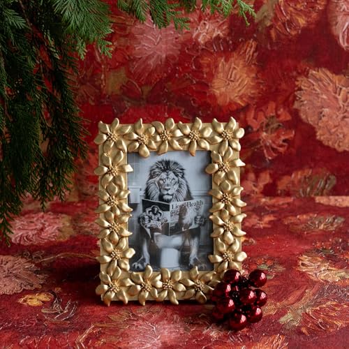 kare-design-bilderrahmen-flower-gold-21x26-cm-handgefertigt image 8