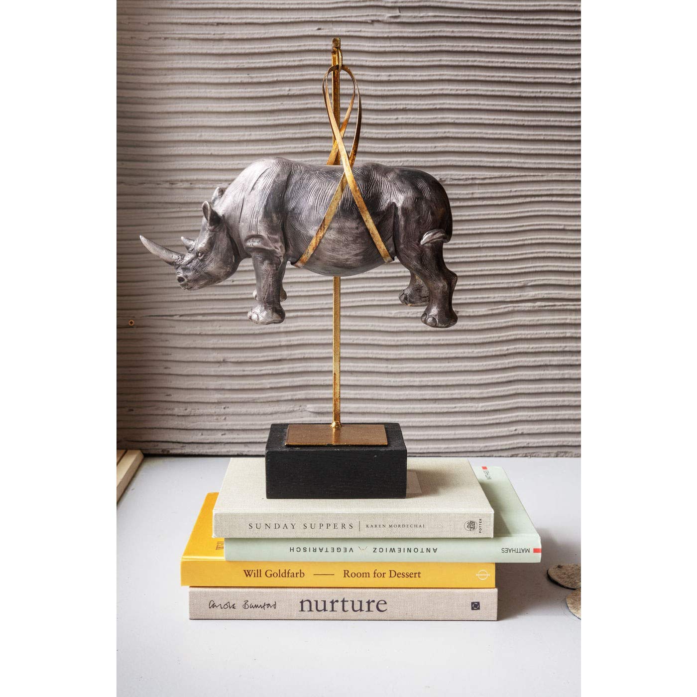 kare-design-hanging-rhino-deko-figur-nashorn-grau-gold-43x26x15-cm image 4
