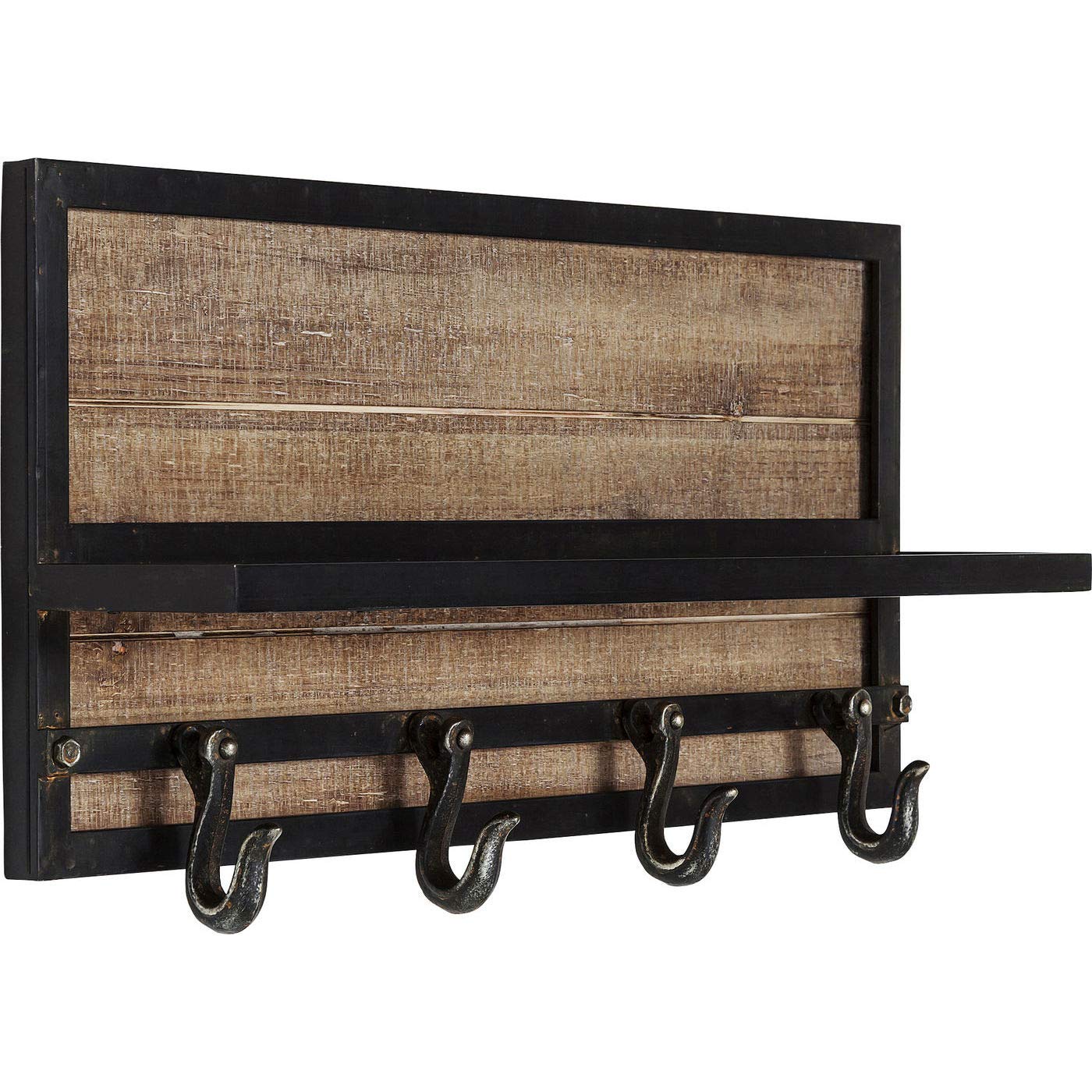 kare-design-cottage-wandgarderobe-holz-braun-14x61x30-5-cm image 1