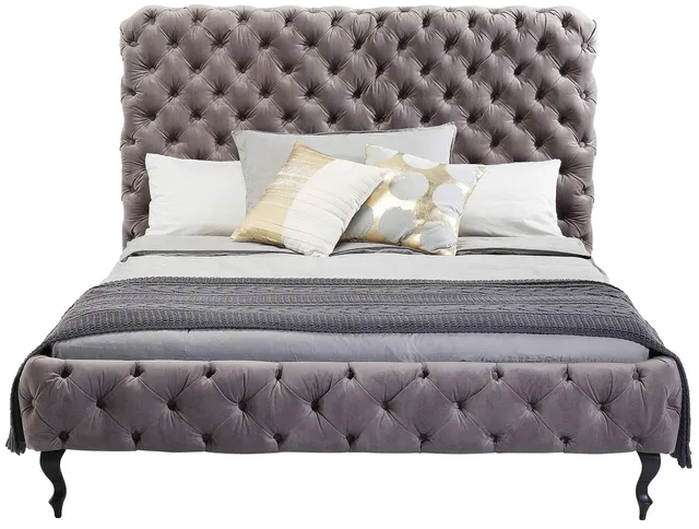 kare-design-bett-desire-velvet-samt-silbergrau-180x200-cm-chesterfield image 1