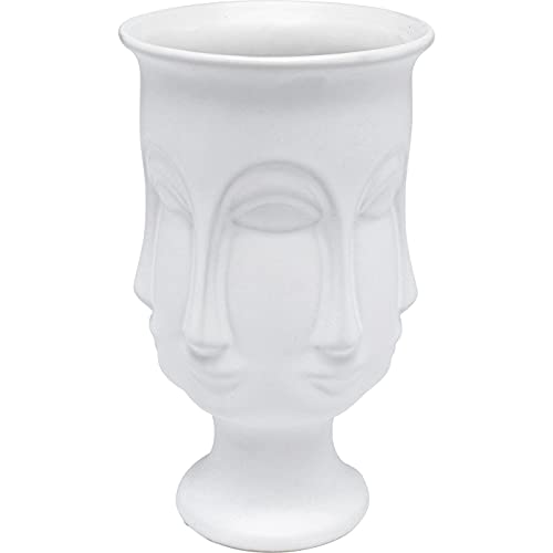 kare-design-caras-deko-vase-wei-23-cm-keramik-tischvase-mit-gesicht image 7