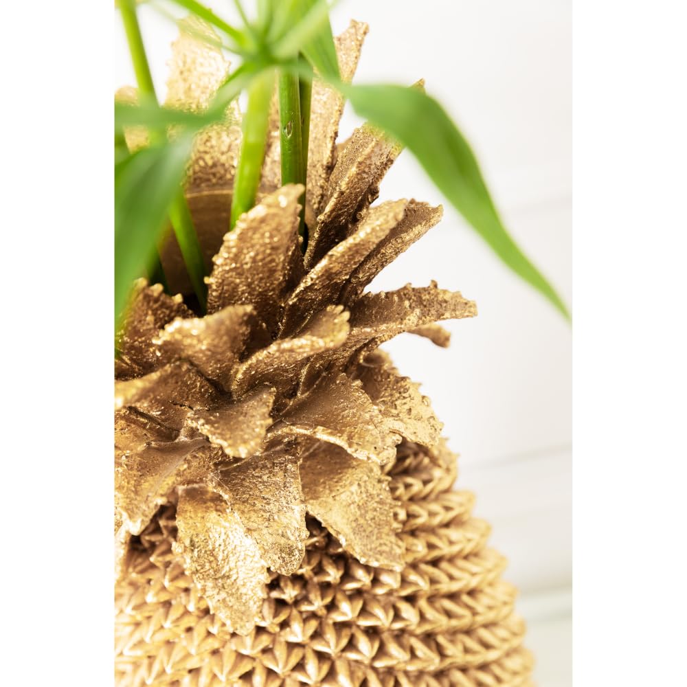 kare-design-deko-vase-pineapple-gold-xl-50x25x25-cm image 6