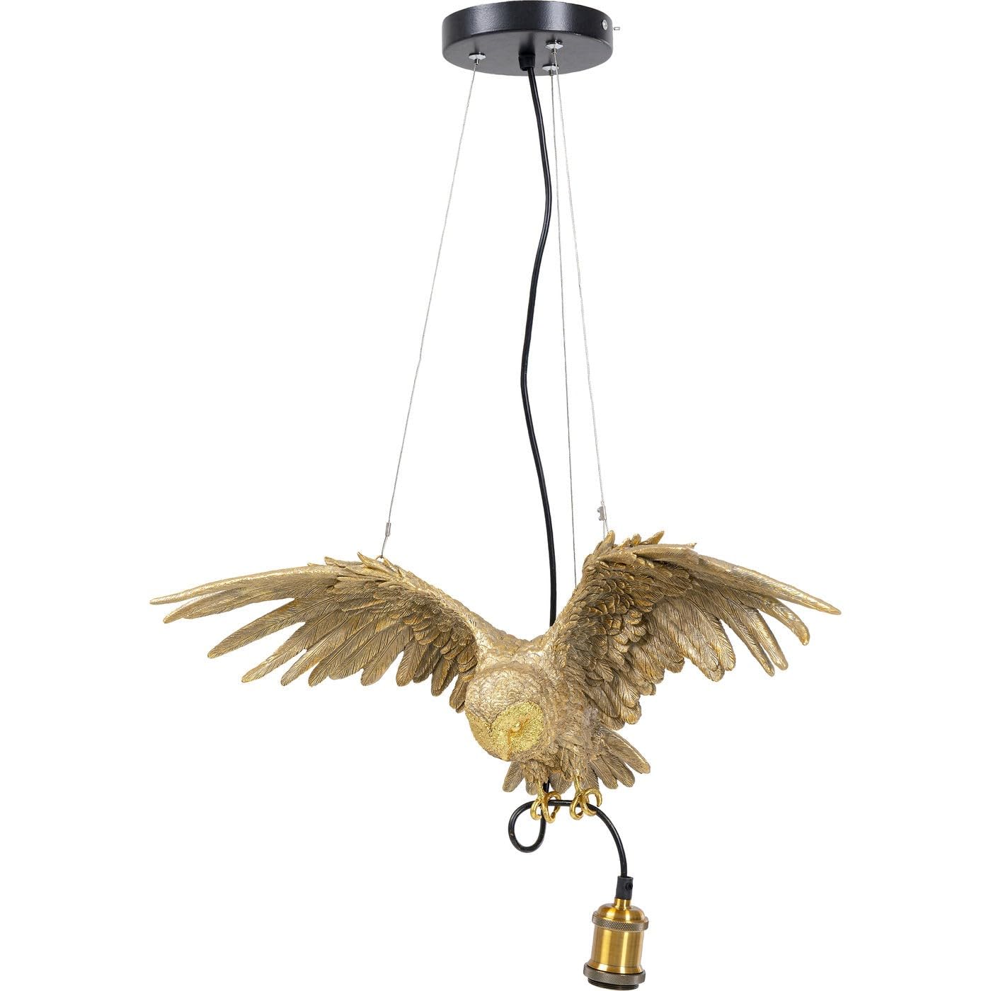 kare-design-animal-owl-h-ngeleuchte-gold-pendelleuchte-eule-60x57x14-cm image 4