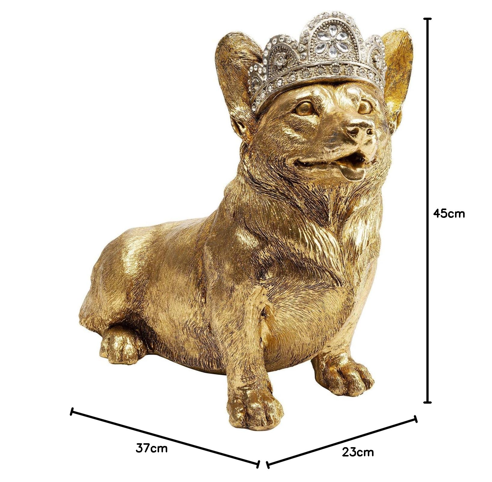 kare-design-royal-sitting-corgi-deko-objekt-gold-37x45x23-cm image 6