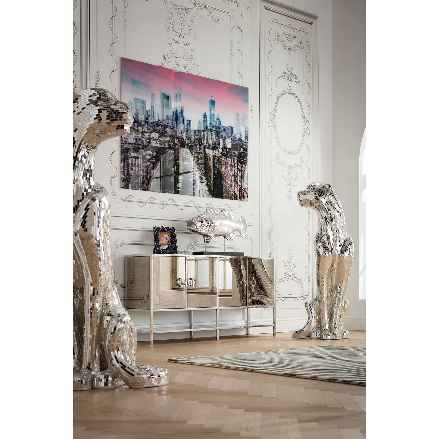 kare-design-sideboard-moonscape-silber-spiegelglas-80x155-5x42-cm image 2
