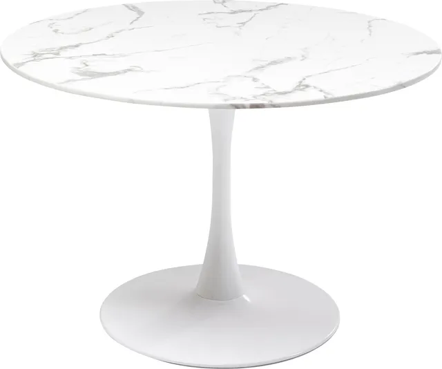 kare-design-tisch-veneto-wei-rund-d110-cm-marmoroptik-73x110x110-cm image 1