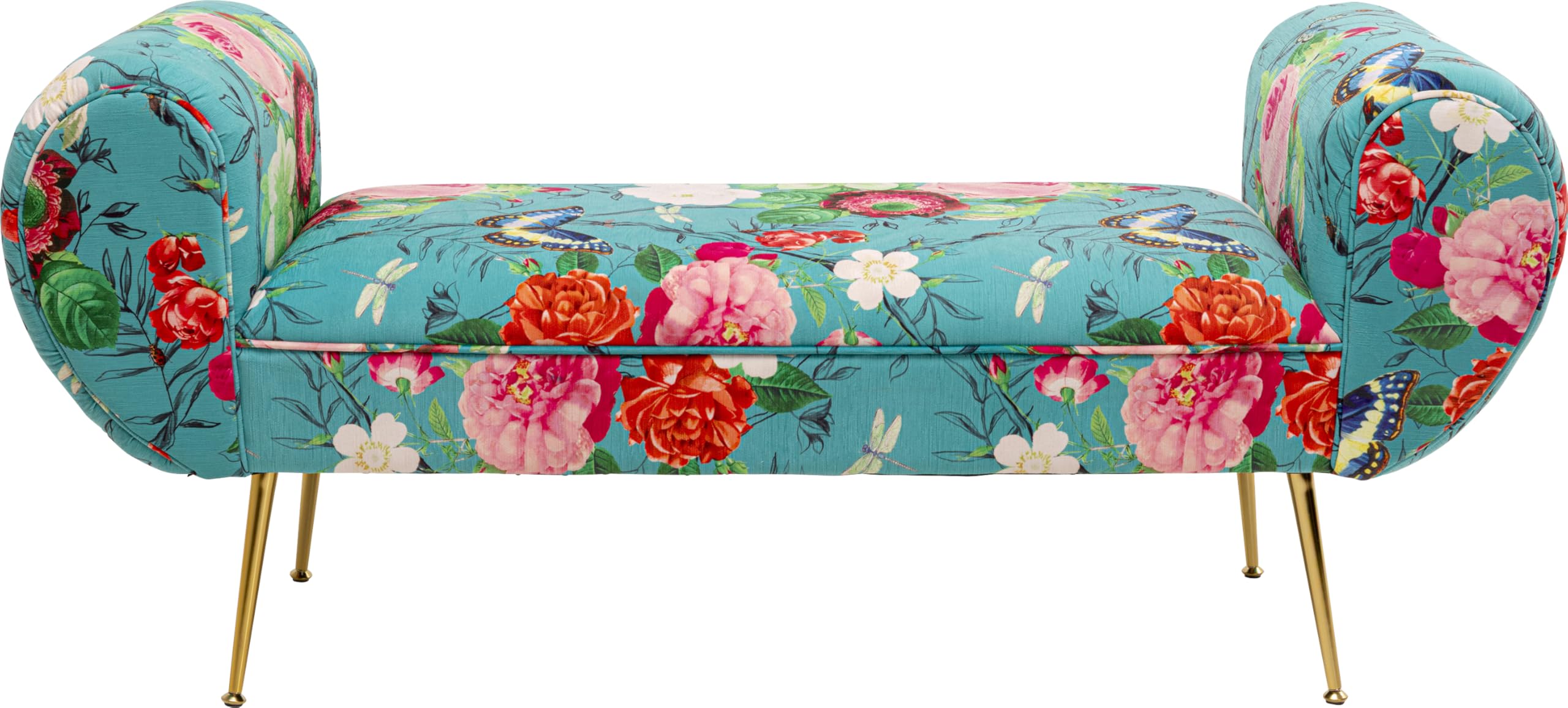 kare-design-wing-flower-fever-sitzbank-gelb-mit-blumen-motiv-sitzh-he-39-cm image 7