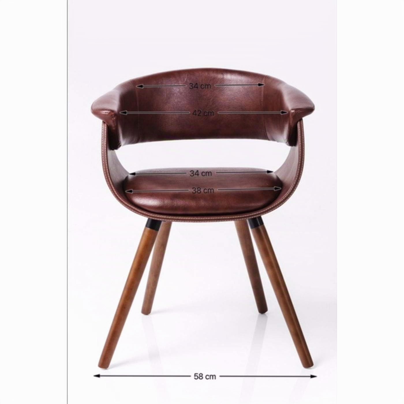 kare-design-monaco-armlehnstuhl-nougat-braun-72x58x47-cm image 3