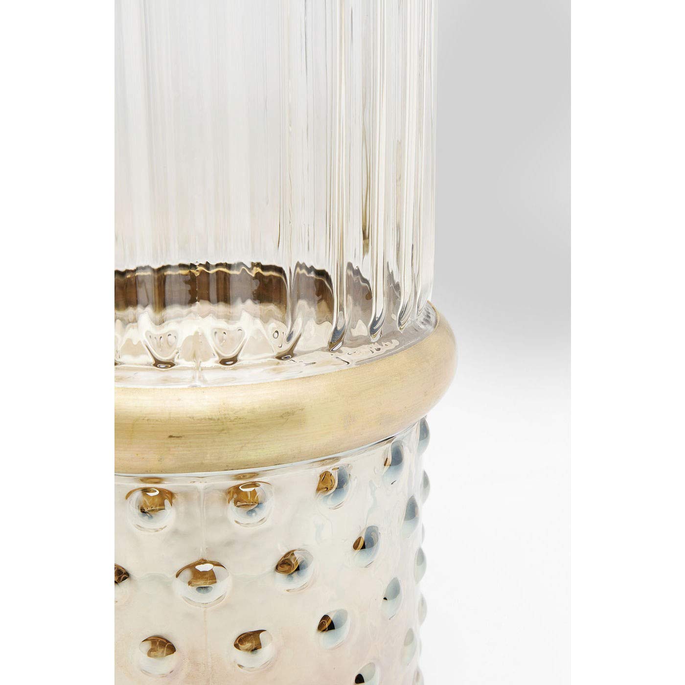 kare-design-vase-la-glas-klar-gold-glasvase-zylinder image 6